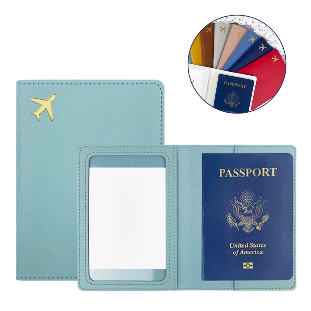 Porta Passaporte Carteira De Viagem Segura Para Cartões E Documentos