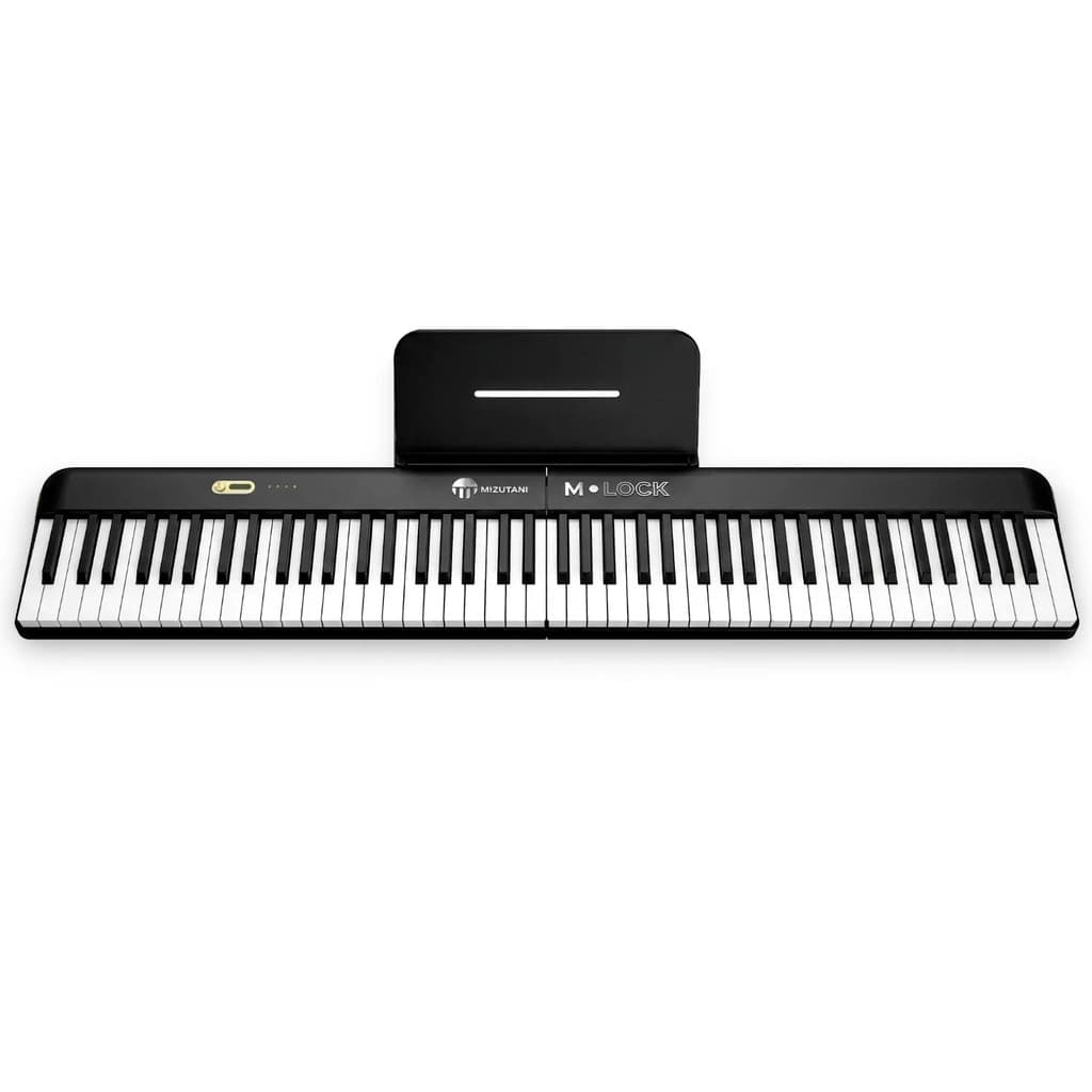 Piano Digital Portátil Mizutani M-LOCK Preto