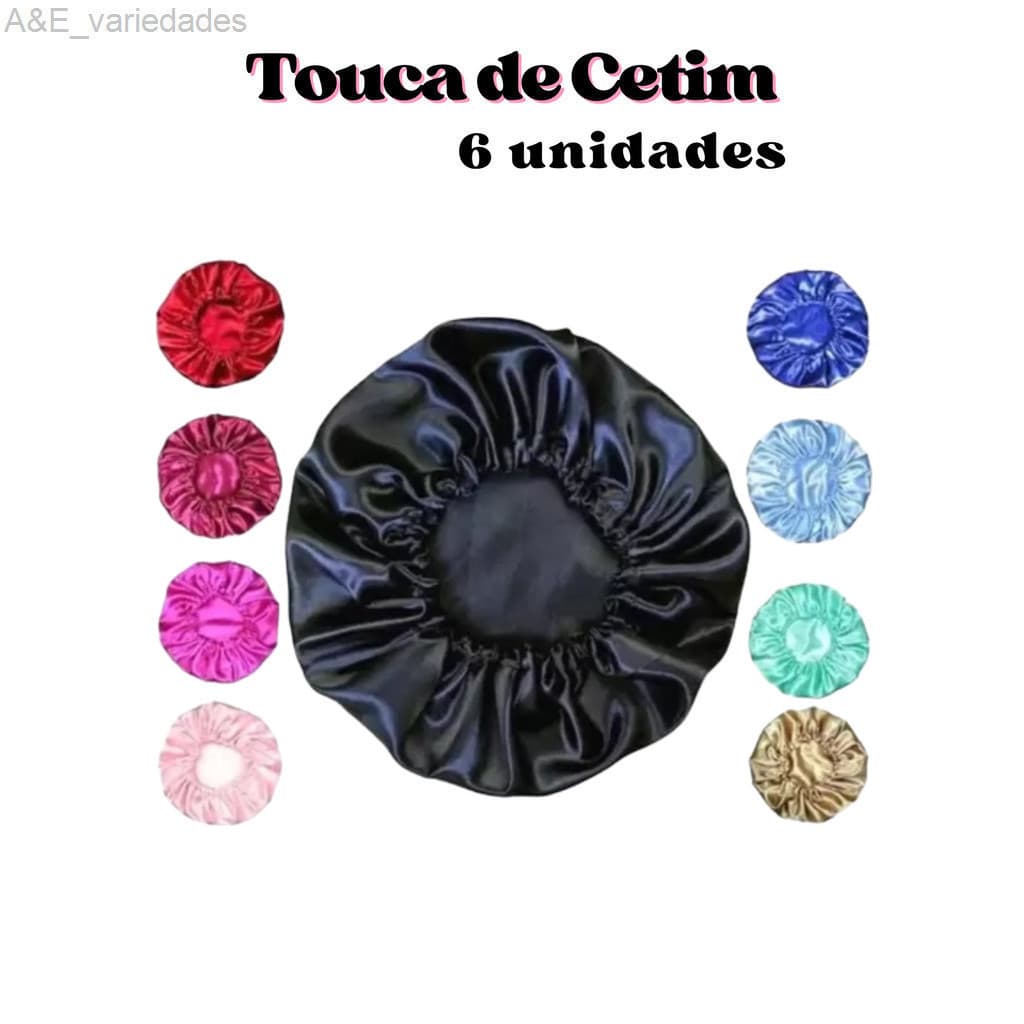 Touca Cetim 6 unidades8MAM