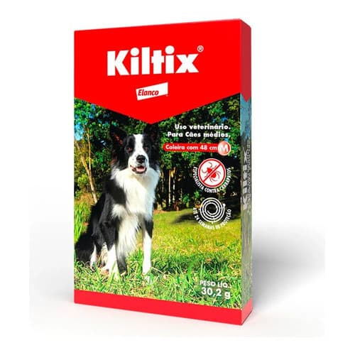 Coleira Kiltix M Antipulgas Carrapatos Envio Imediato