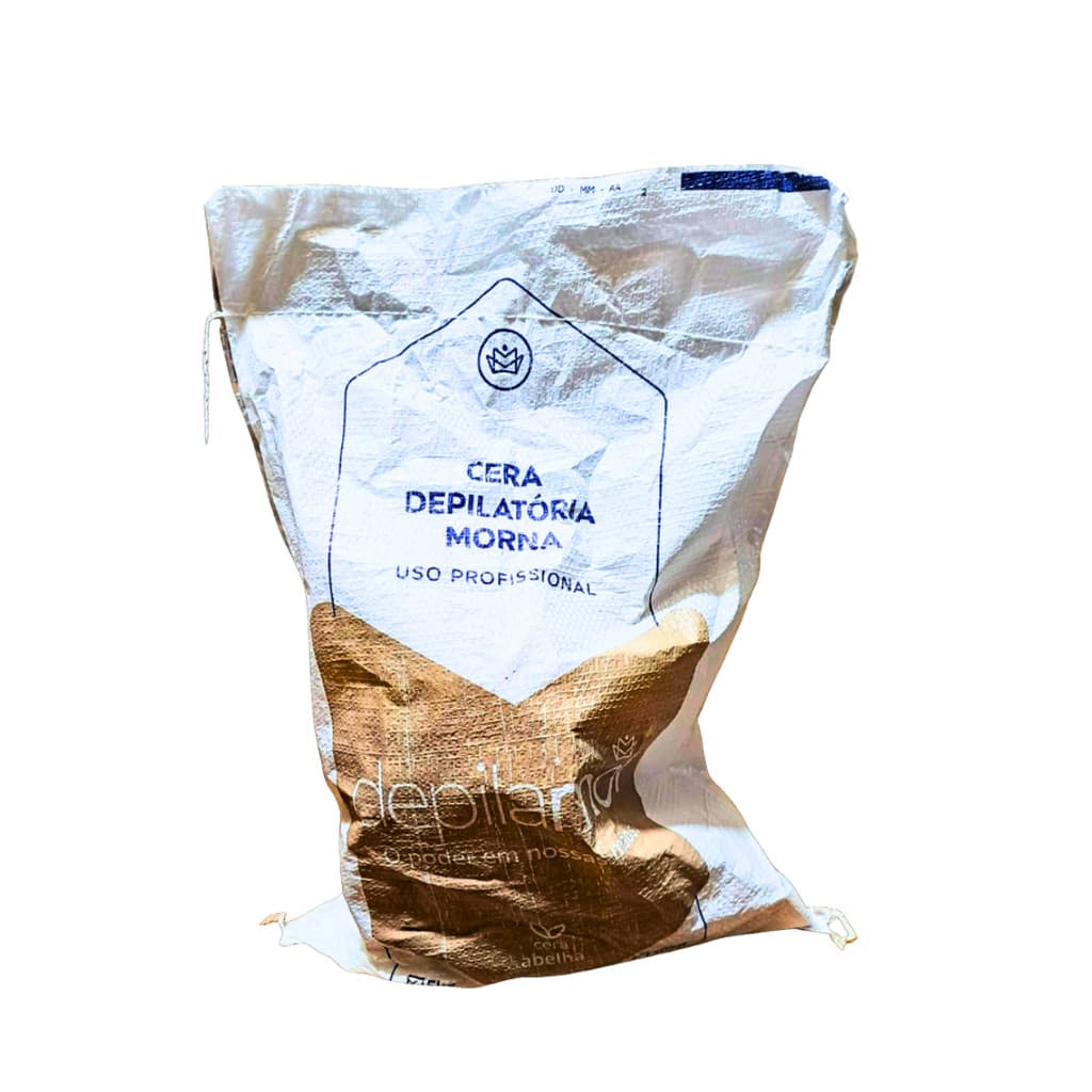 5kg Cera Depilatória Morna Cera de Abelha - Depilamor