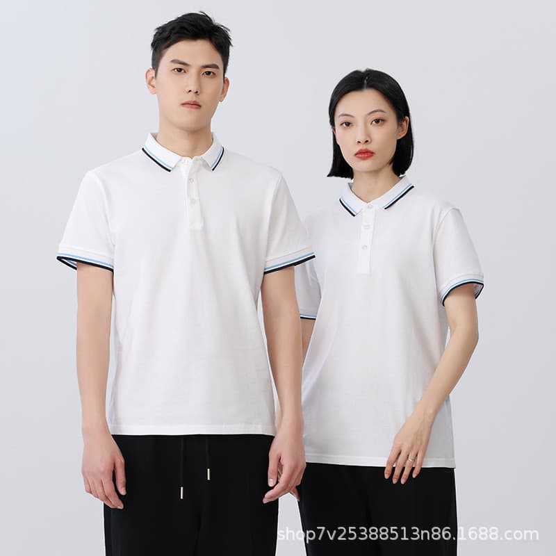 Camiseta polo masculina de manga curta de verão, camisa polo de lapela, roupa de trabalho, camisa polo de manga curta, e