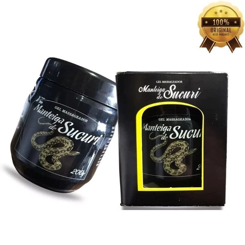 Gel massageador manteiga de sucuri - 200 Gramas - Original