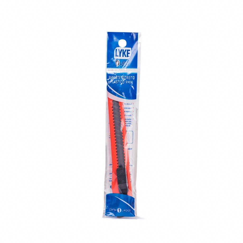 ESTILETE PLASTICO LAMINA 9MM (BLISTE