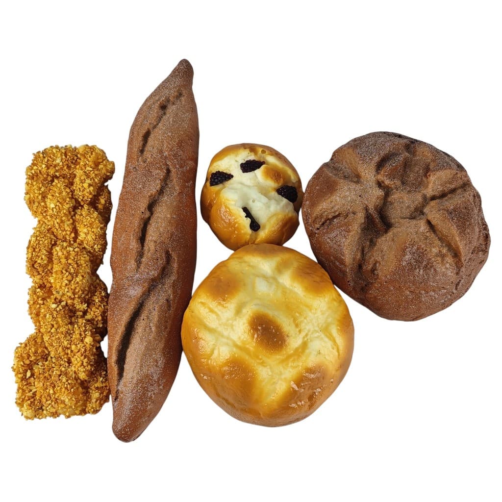 Réplica Realista Padaria Pão Artificial Mentira Bolos Doce Macio Baguete Fake Vitrine Imitação