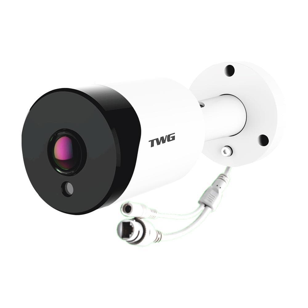 Câmera Bullet Fisheye TWG 3380 FY | PoE 3MP | Segurança Full HD Interna e Externa Monitoramento Residencia