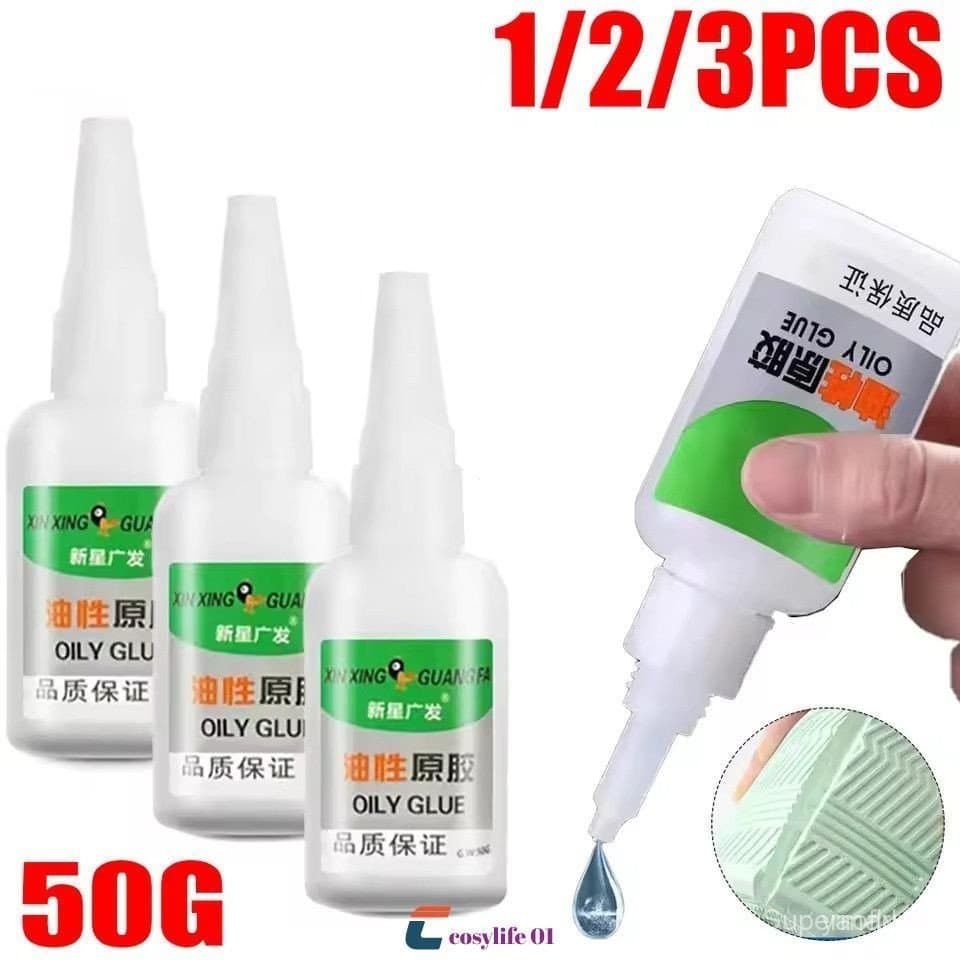 1/2/3PCS Cola à Base de Óleo de Alta Resistência para Soldagem Cola Adesiva Super Forte para Plástico Cerâmica Metal