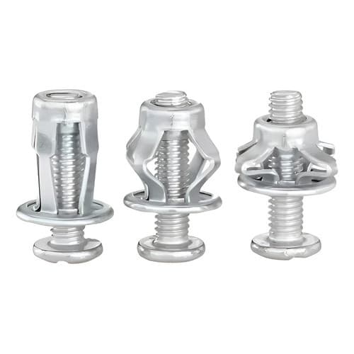 Kit 40 Unidades Grampos Rebites De Expansao Metal M5x25mm