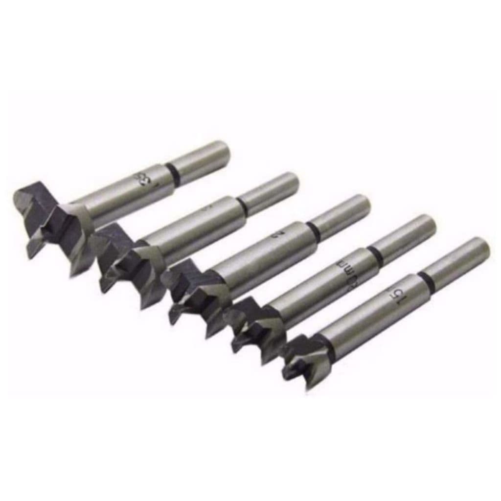Brocas forstner jogo com 5 brocas 15 20 25 30 e 35mm