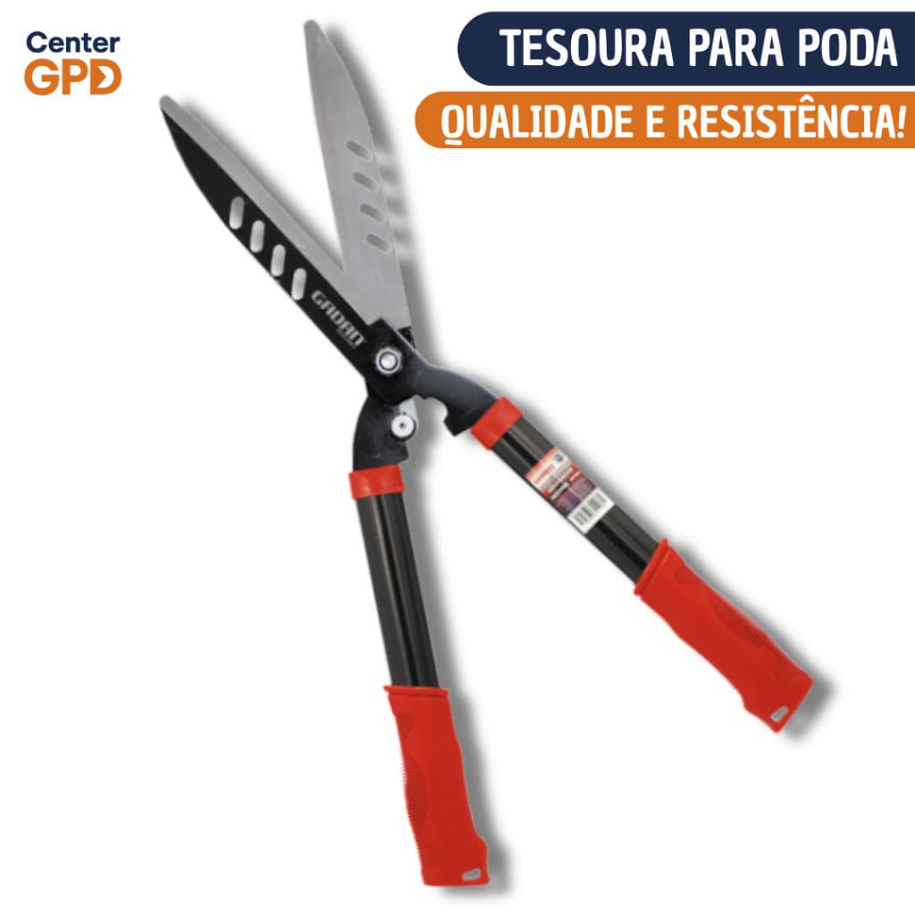 Tesoura Para Poda Jardinagem Cerca Viva Grama Tesourão Jardim