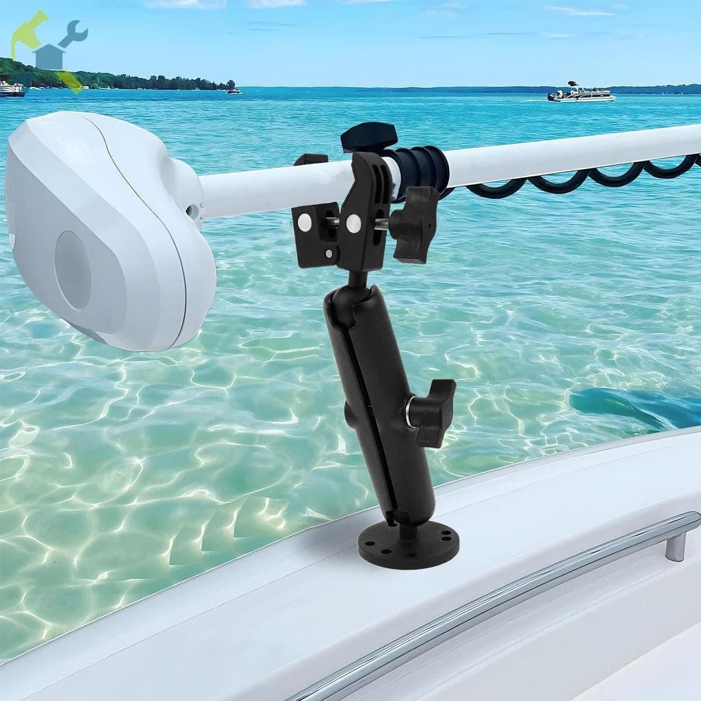 Suporte De Montagem Do Estabilizador Motor De Corrico , Barco Ajustável , Garra Resistente , Eixo Adequado Para Barra De