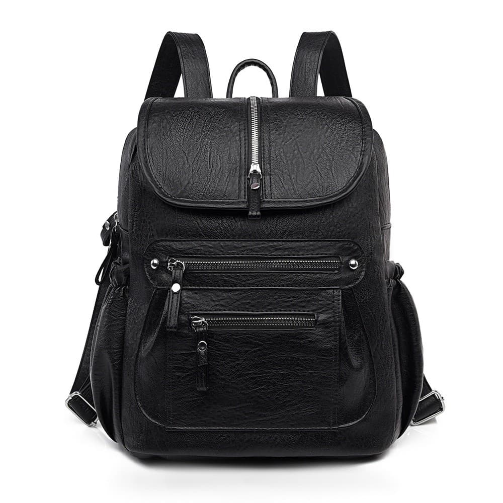 Modelo 2268, nova mochila feminina em PU, estilo retrô europeu e americano, versátil