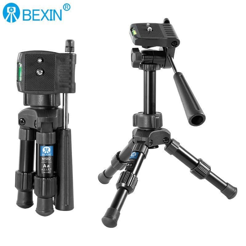 Tripé Mini Beixin para Câmera DSLR, Fotografia, Selfie, Telefone Móvel, Transmissão ao Vivo em Desktop, Tripé Portátil