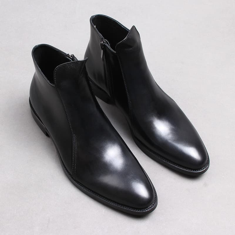 Outono inverno Chelsea botas masculinas britânicas Retro Martin botas masculinas botas de couro na moda couro genuíno ma