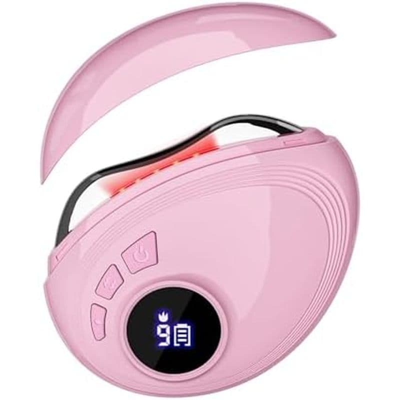 Massageador Profissional De Gua Sha Com Luz Vermelha LED , Escultor De Rosto E Pescoço Ajustável De 9 Níveis Para Endure