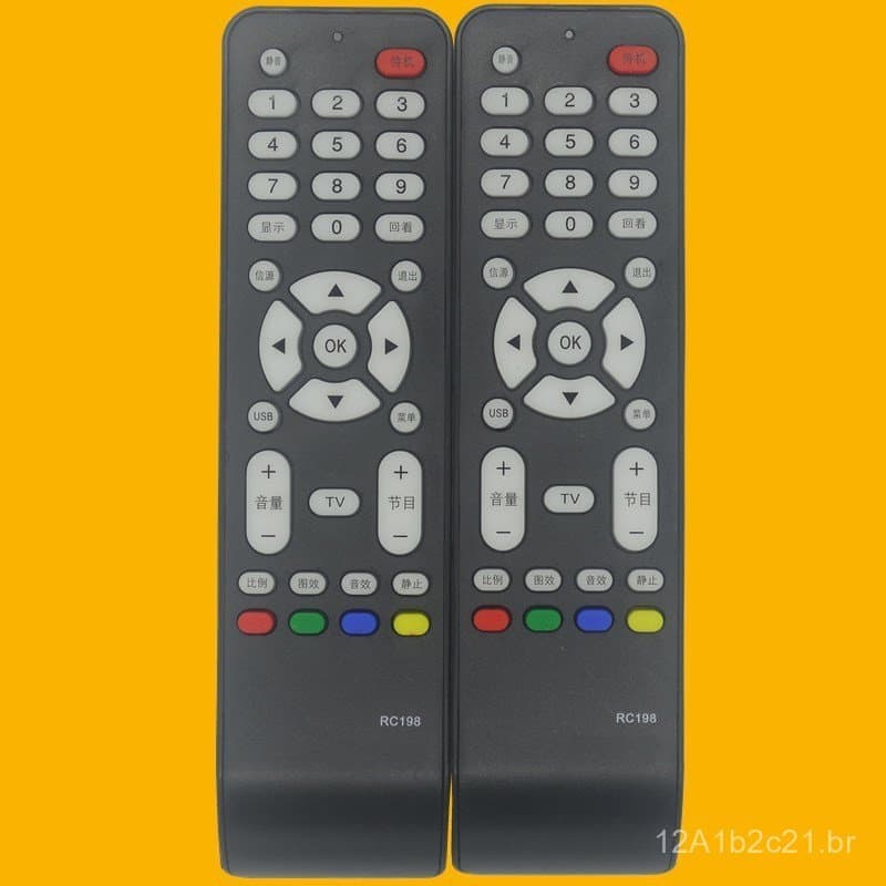Compatível com o controle remoto da TV TCL RC198 L32M9B L32F19 L37E9BD L26E19 L32E9BE