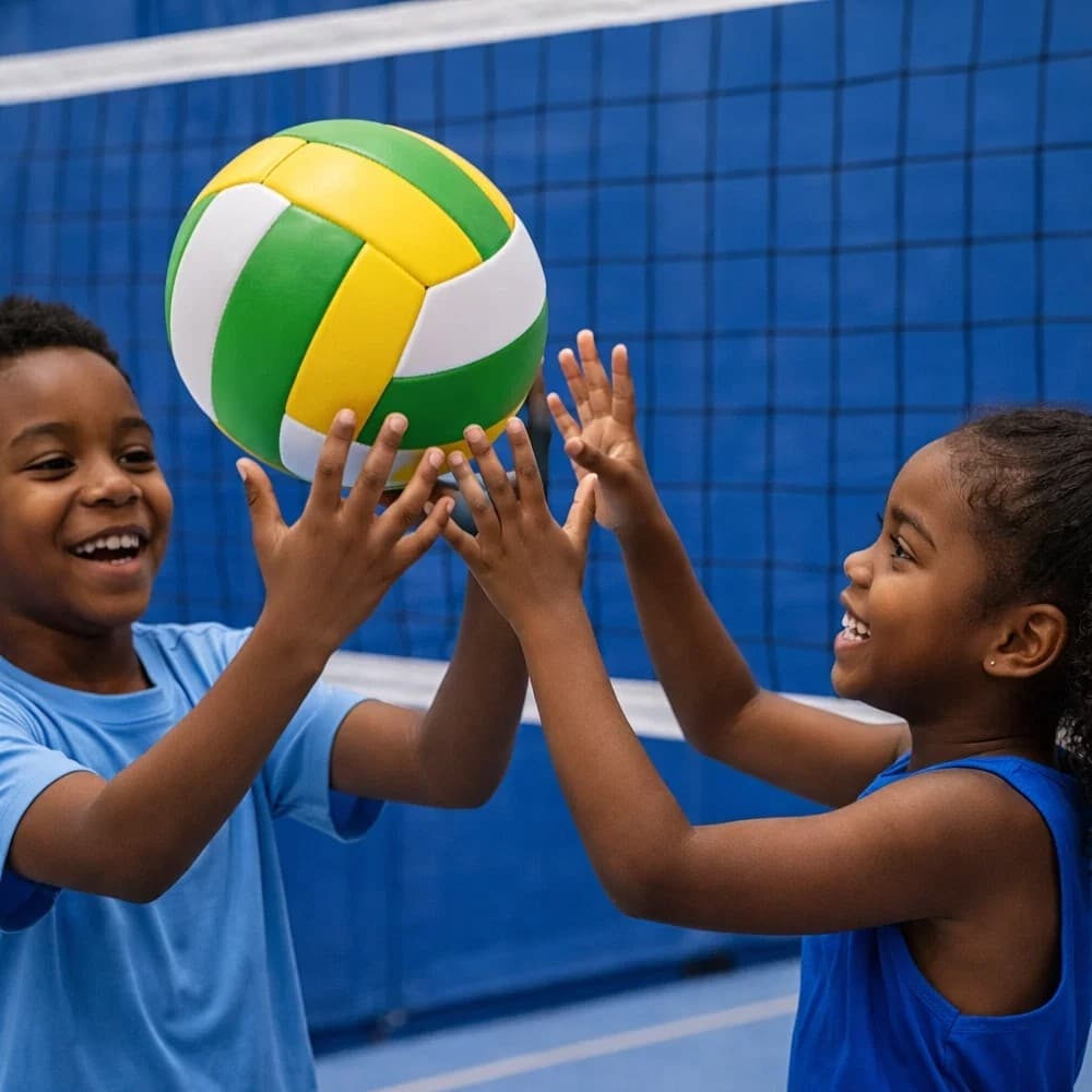 Bola Volei Infantil Vinil Macia Inflavel Brinquedo Crianca 3 Anos Ou Mais