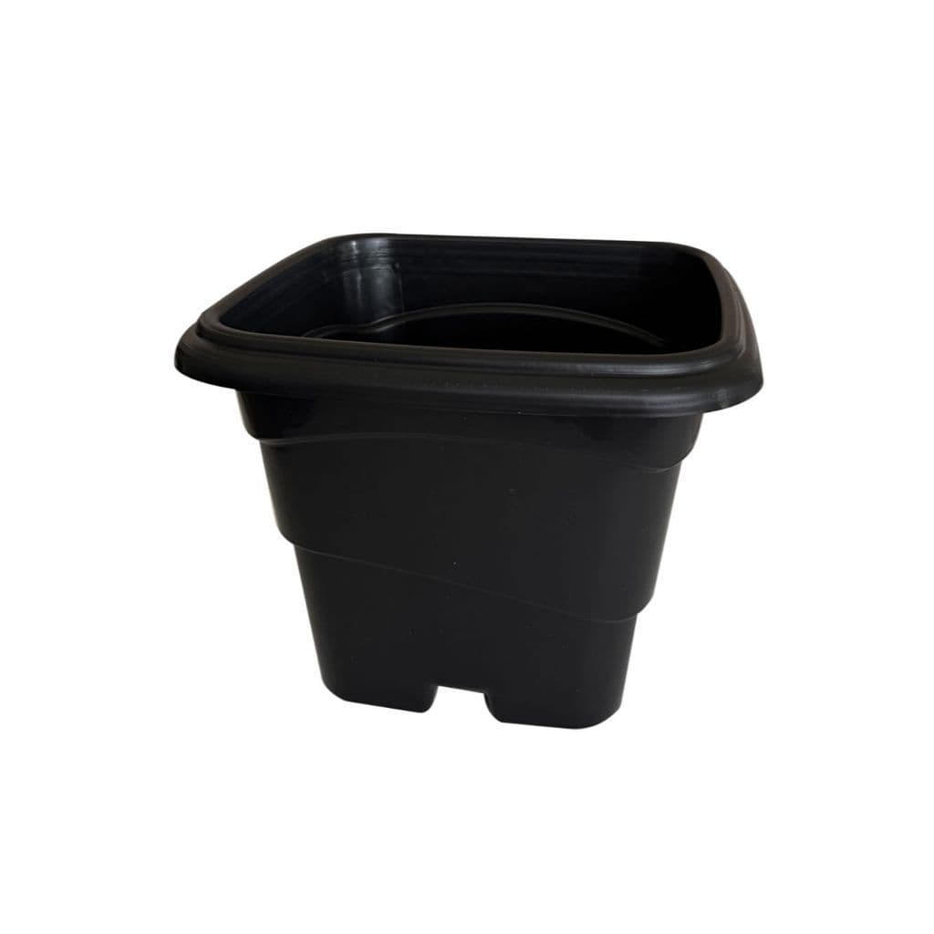 Kit 6 Vasos Quadrados 20 Litros Preto – Jardim, Horta, Plantas