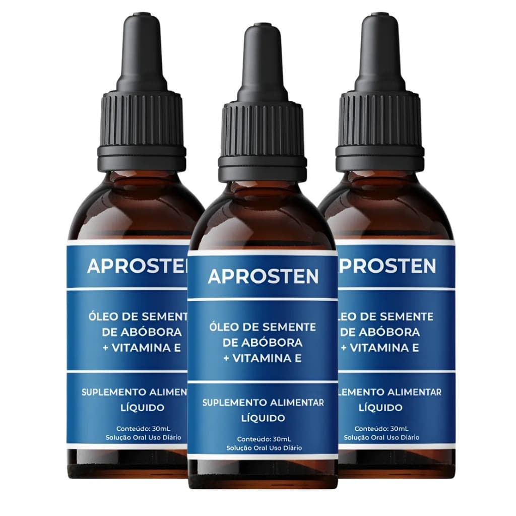 3 Aprosten Gotas 30ml | Fórmula Avançada