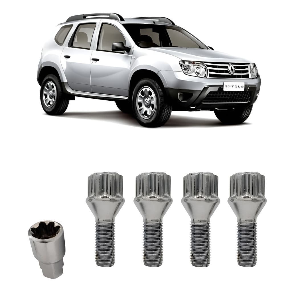 Trava Roda Parafuso Antifurto Para Renault Duster