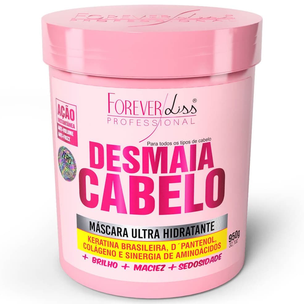 Desmaia Cabelo Máscara Ultra Hidratante 950g Forever Liss