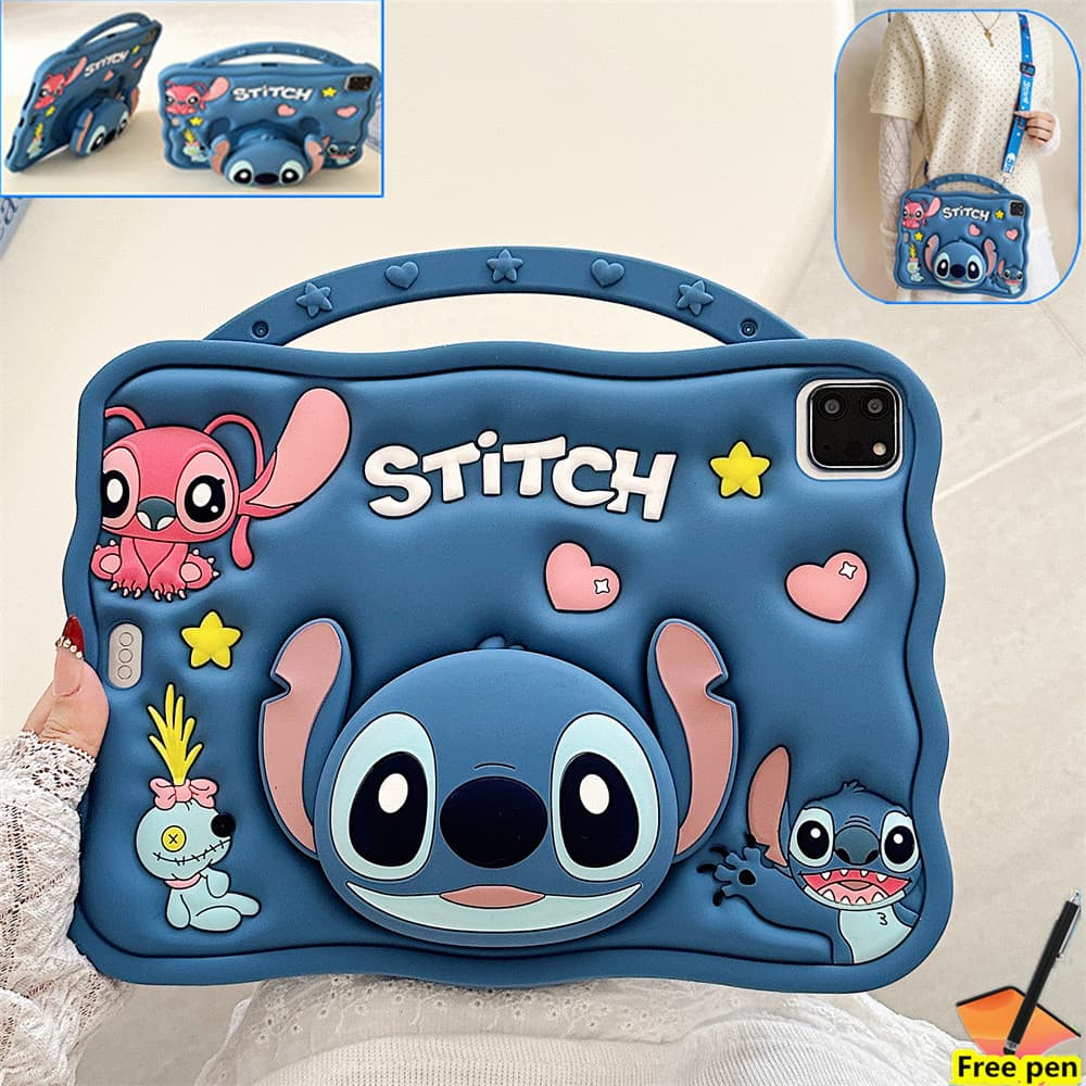 Capa Compatível Com Redmi Pad 2 11 Polegadas 2025 4G Wifi 4G 5G Invólucro Infantil Amigável Desenho Animado Fofo Portáti