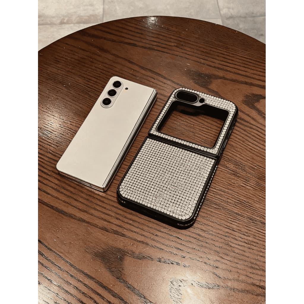 S23 S24 S25 Z Flip Z Fold Capa Premium Strass 💎 Anti Queda com Cordão