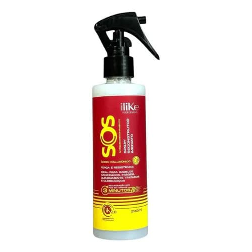 Spray Reconstrutor Hialurônic Sos Ilike Original 200ml