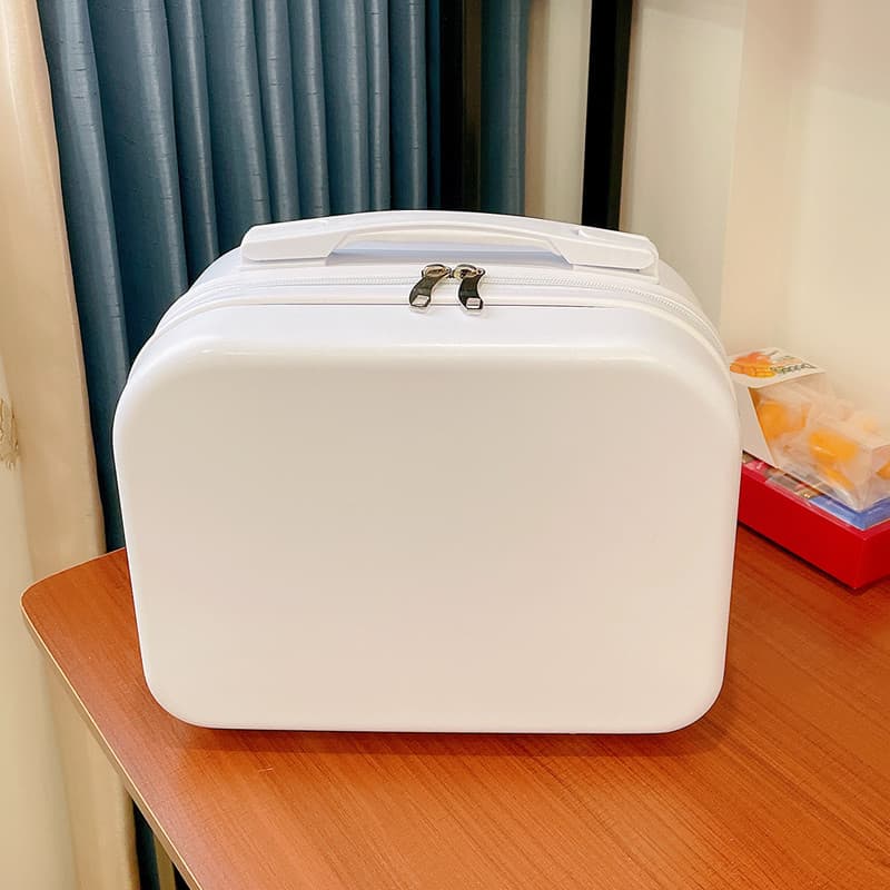 Novo estilo portátil saco cosmético bagagem 47cm feminino pequena bagagem de viagem Mini embarque armazenamento criança-