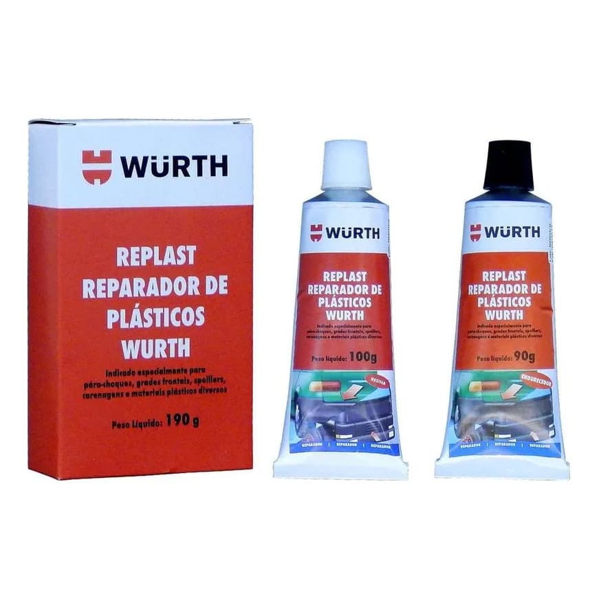 Replast Reparador De Plásticos Com Alta Resistência Wurth
