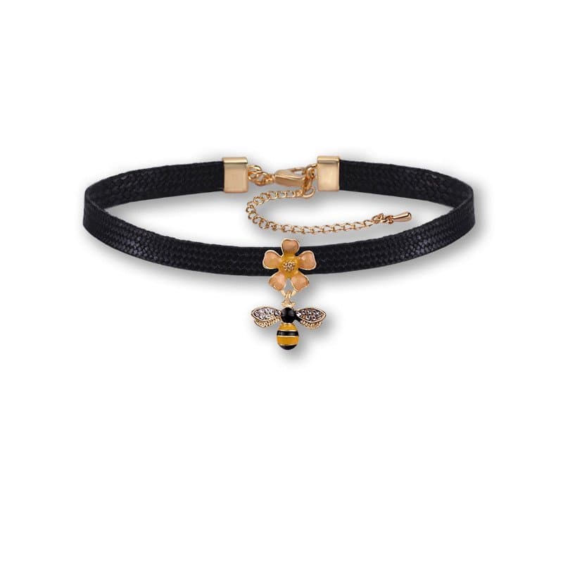 Colar choker, corrente curta preta para clavícula, colar de cordão preto, choker feminino moderno, joia para o pescoço,