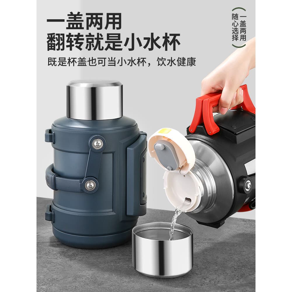 Garrafa térmica Super grande capacidade, garrafa térmica de aço inoxidável 316 para uso externo, garrafa térmica domésti