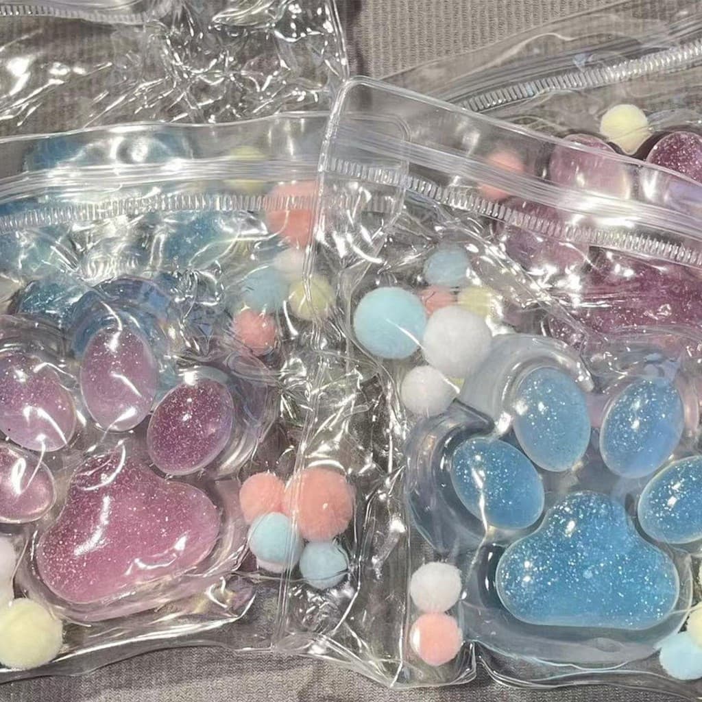 Brinquedos Antiestresse em Forma de Pata de Gato, Brinquedo Macio de Alta Resiliência para Alívio do Estresse, Brinquedo