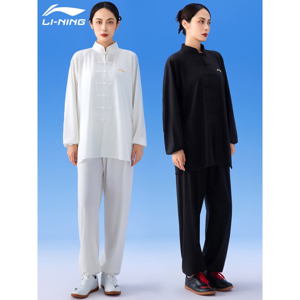 Li Ning tai chi roupas 2026 novo estilo feminino Badan campeão legal seda tai chi roupas de prática competição masculina