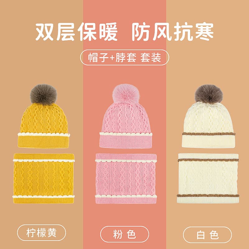 W inverno bebê ao ar livre à prova de frio quente babador terno de duas peças meninos meninas crianças à prova de vento