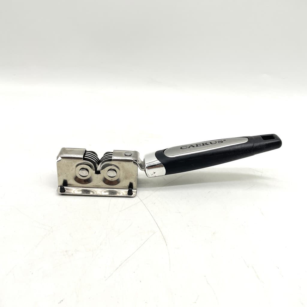 Afiador e Amolador de Facas 2 em 1 Caerus 🔪✨ | Aço Inox, Compacto, Seguro e Profissional