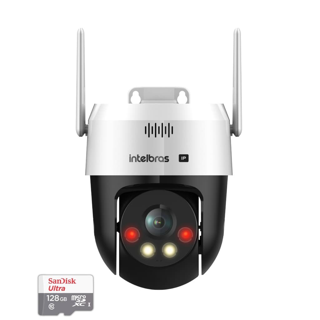 Câmera Intelbras Vipw 1300 Mini SD IP Speed dome WI-FI cartão 128GB