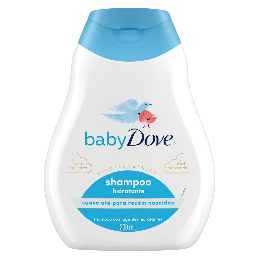 Shampoo Dove Baby 200ml Enriquecido Hidratação