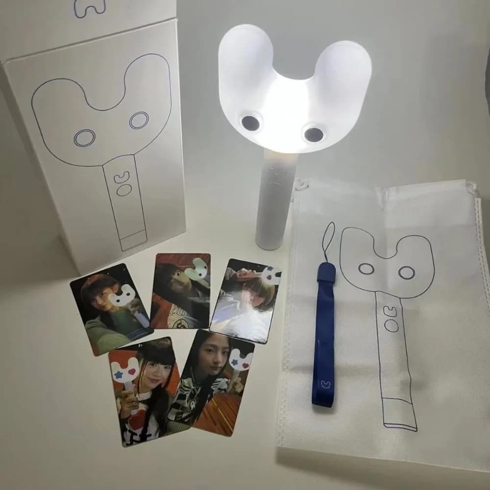 Kpop NJ Lightstick Com Lâmpada De Mão Bluetooth Gidle Concerto Hiphop Festa Luz Vara Fluorescente Coleção Brinquedos