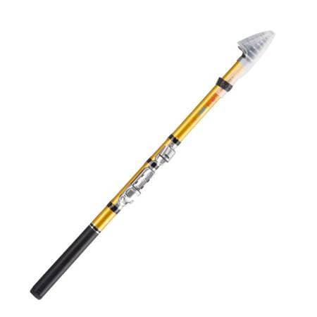 Vara de Pesca Telescópica Carbono para Molinete Retratil Ultra leve light 1.5 1.8 2.1 2.4 2.7 3M