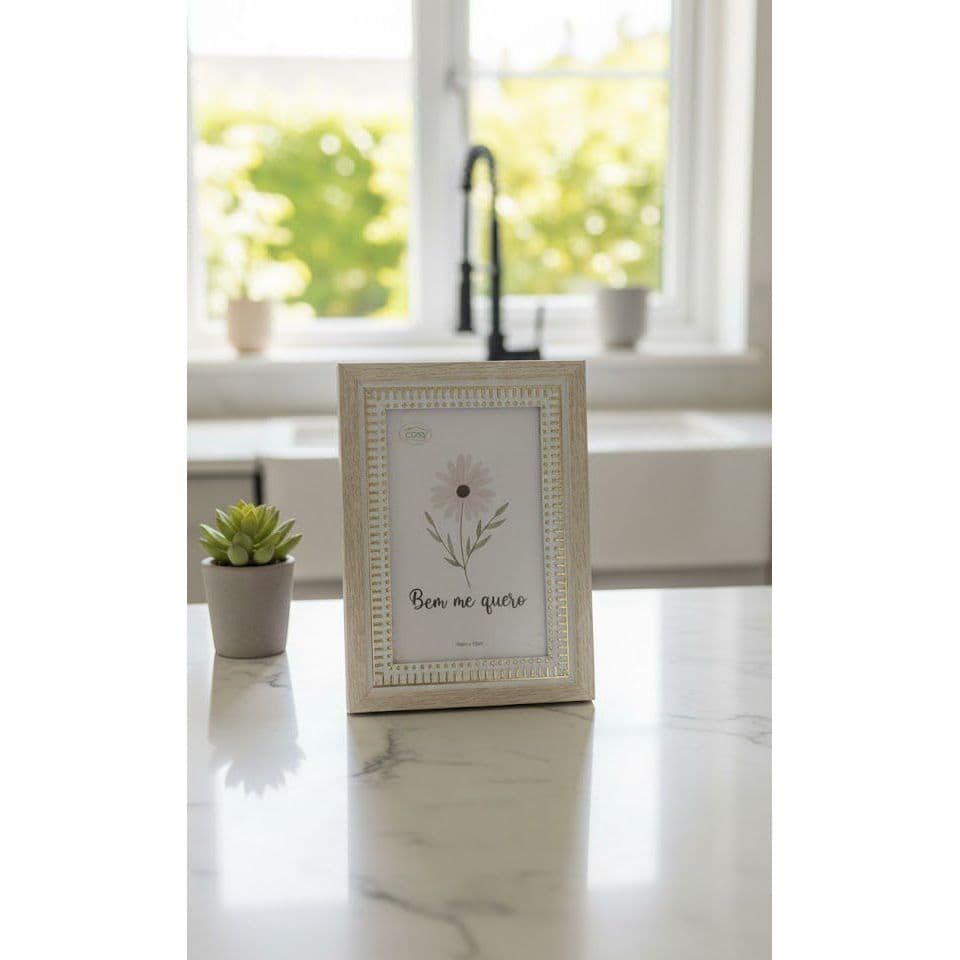 Porta Retrato com Frase Decorativa 10x15cm Porta Retrato Decotivo Elegante - DT25500