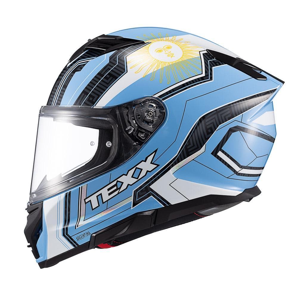 Capacete Texx Kaiman com Óculos Solar Países Esportivo Moto