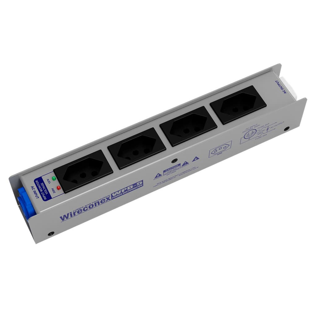 Filtro Linha 5 Tomadas Wpd5 Bivolt Wireconex [F108]