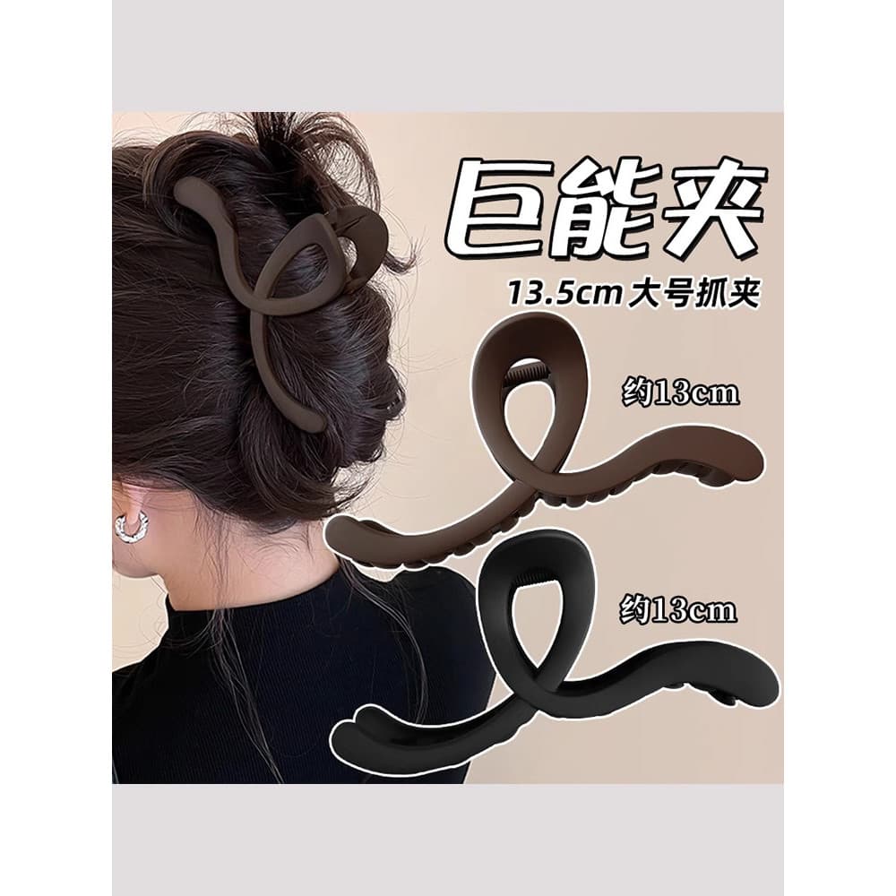 Grab clip feminino tamanho grande tubarão clipe high-end sentir volta cabeça grampo de cabelo 2026 novo estilo high-end