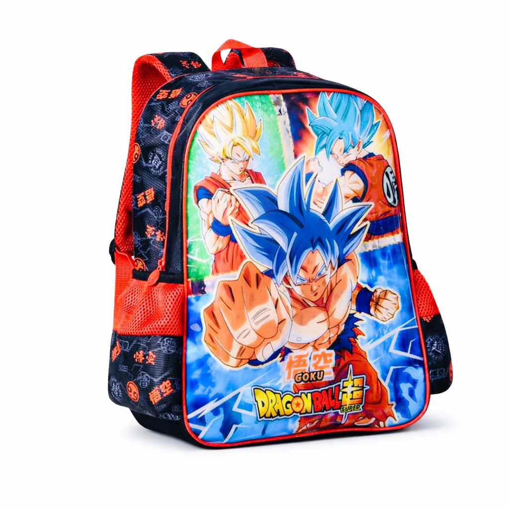 Mochila de Costas Escolar Grande Resistente Dragon Ball Z Passeio Escolar Infantil