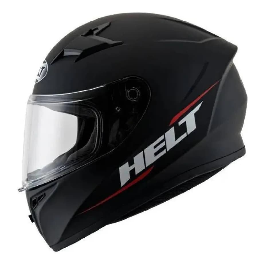 Capacete Helt Fechado Street Polar Preto Fosco