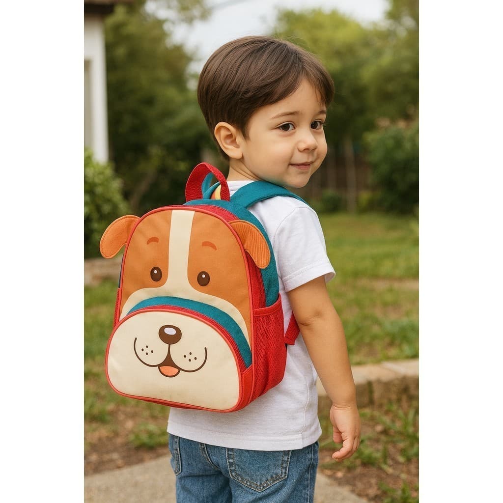 Mochila Infantil Escolar Passeio Menina Menino Alça Ajustável Bichinho Confortável