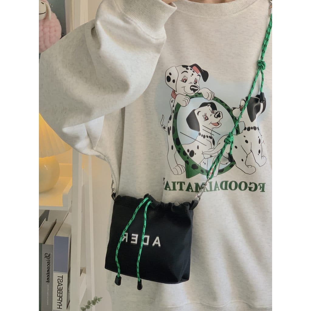 Versão coreana ins moda na moda legal All-Match nicho Design pequeno saco japonês Casual Mini um ombro mensageiro saco d