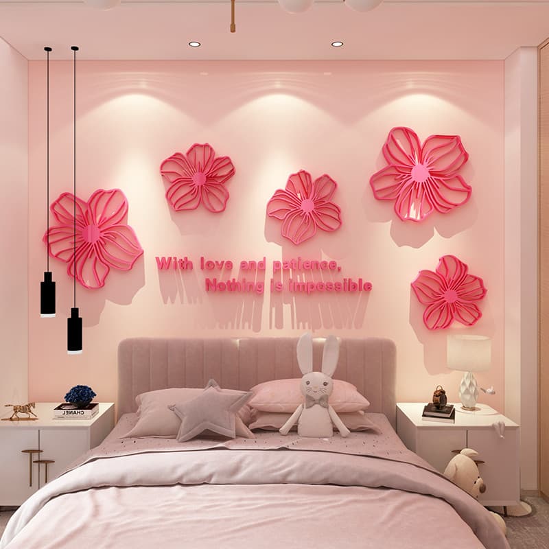 TV fundo decoração da parede adesivo pintura sala de estar sofá quarto cabeceira decoração papel flor tridimensional aut