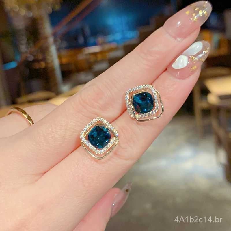 Brincos pequenos super delicados e elegantes de prata 925, estilo Dongdaemun, exclusivos e de alta qualidade, populares